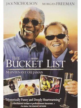 The Bucket List DVD Widescreen Version Jack Nicholson & Morgan Freeman Comedy